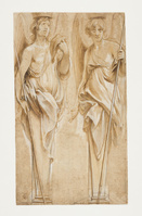 KT 2022 108
<br/>
Studie van twee kariatiden
<br/>
<em>Boeckhorst, Jan (1605-1668)</em>